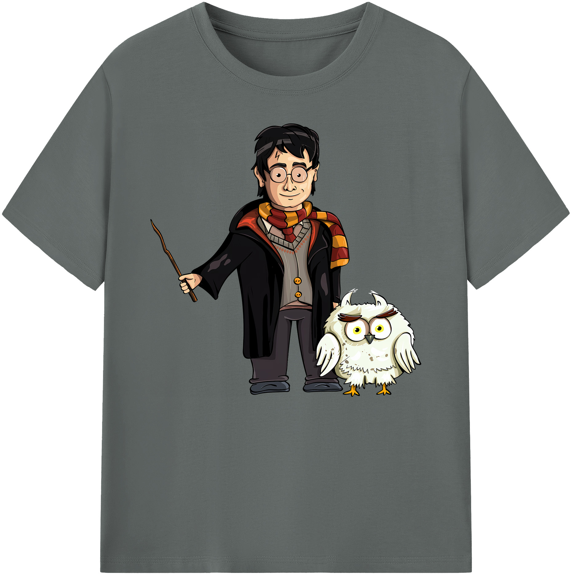 （画像用） Harry Potter ハリー・ポッターシリーズ 綿100％ メンズ半袖Tシャツ｜肌触りやわらか＆通気性